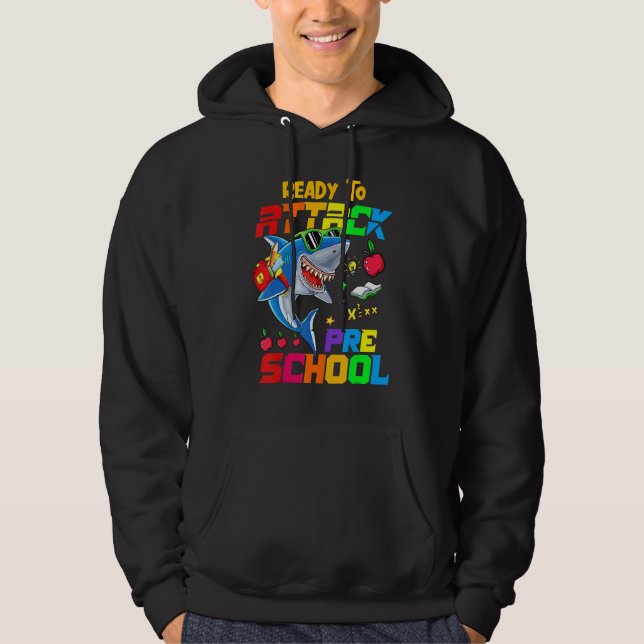 Attacking Pre School Teacher Student Back To Schoo Hoodie (Front)