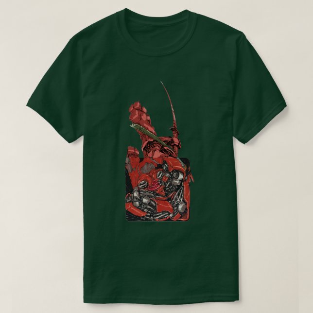 Attacking Sage Brokenandroid samurai T-Shirt (Design Front)