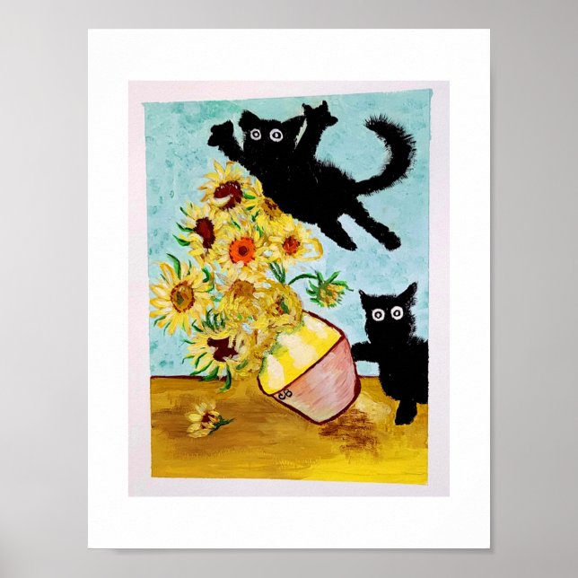 Attacking van Gogh Poster (Front)