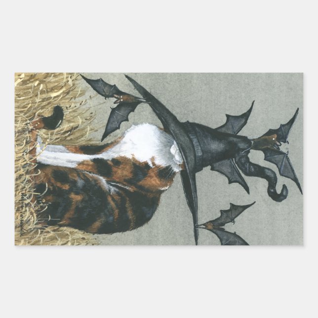 Attempted Burglary Rectangular Sticker (Front)