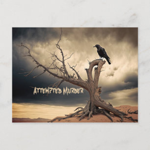 Attempted Murder  Postcard