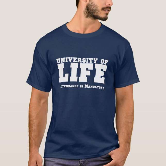Attend - Blue t-shirt (Front)