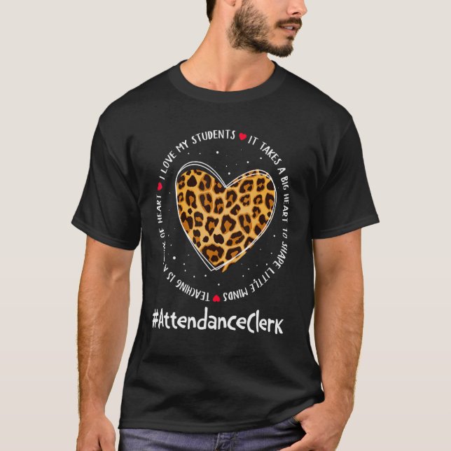 Attendance Clerk Squad Admin Appreciation Week Bac T-Shirt (Front)