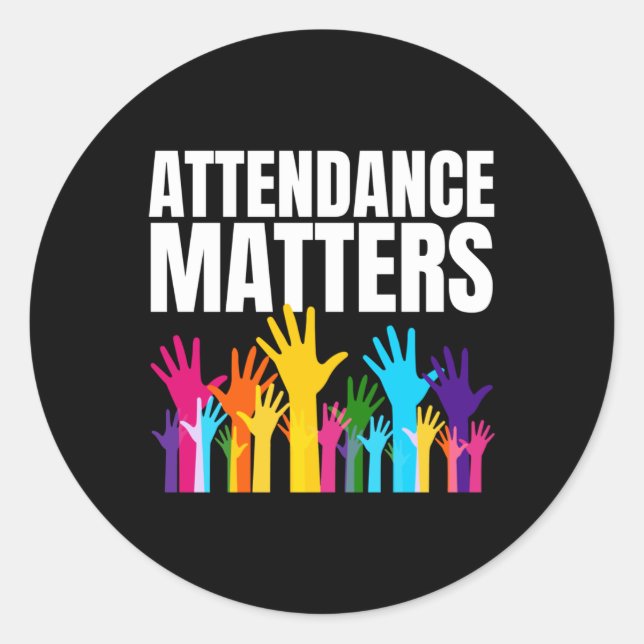 Attendance S Sticker  (Front)