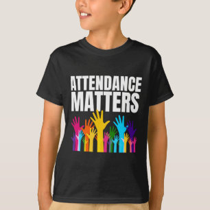 Attendance S Sticker T-Shirt