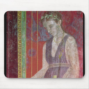 Attendant Pouring Liquid from a Jug Mouse Pad