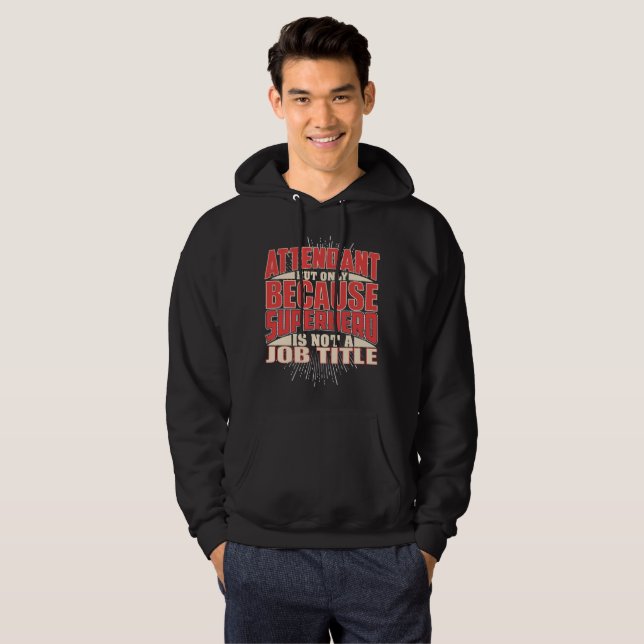 Attendant Superhero Hoodie (Front Full)