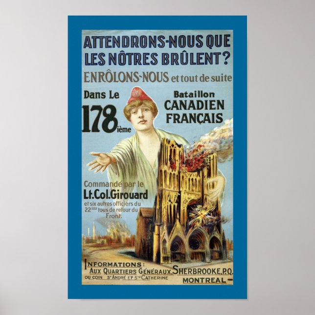 Attendrons-Nous (canvas) Poster (Front)