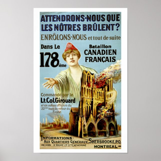 Attendrons-Nous Que Les Notre Brulent Poster (Front)