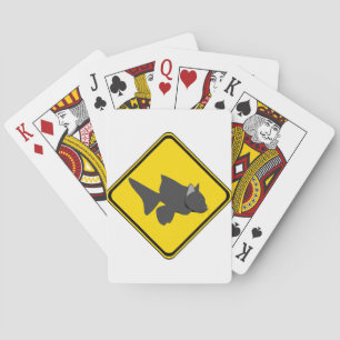 Attention: Catfish Crossing! Playing Cards