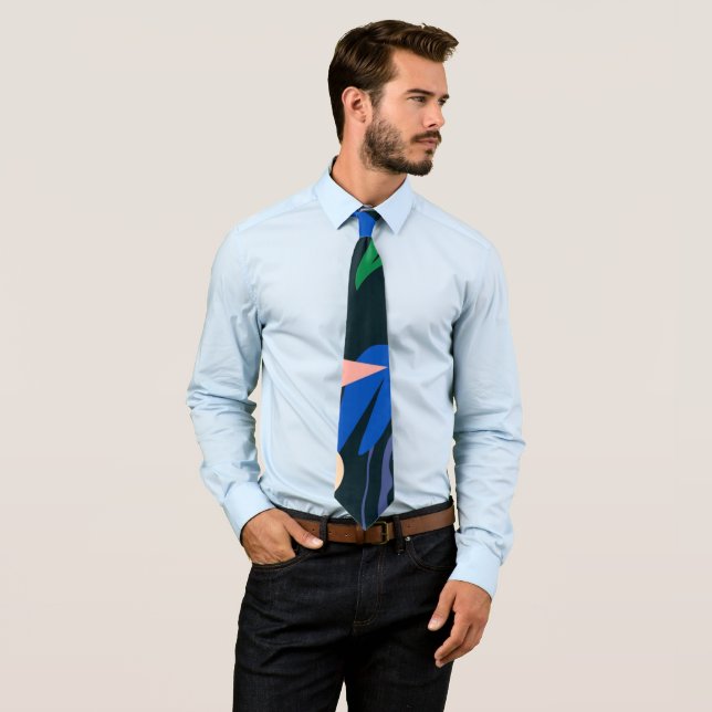 Attention Getter tropical design Tie (In Situ)