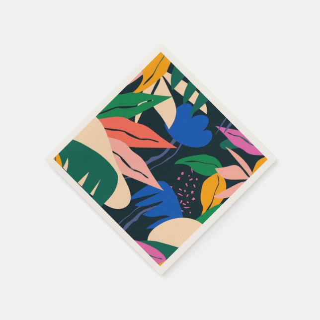 Attention Getter tropical pattern Napkin (Corner)