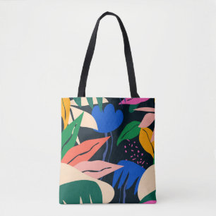 Attention Getter tropical pattern Tote Bag