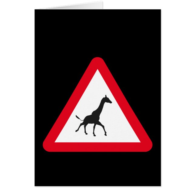 Attention: Giraffe Crossing! (Front)