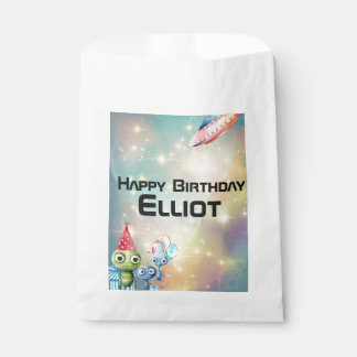 Attention Intergalactic Birthday Favour Bags