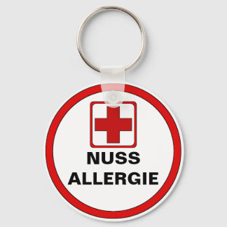 Attention - NUSS allergy Key Ring
