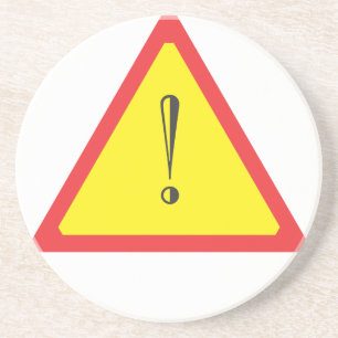 Attention Sign Coaster