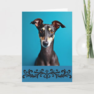 Attentive Dog Fathers Day Card