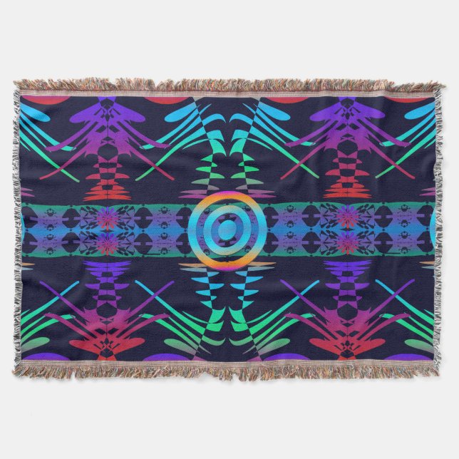 Attentive Eye to all Trends Throw Blanket (Front)