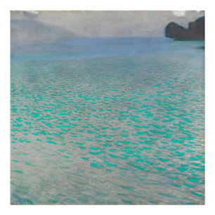 Attersee, Coastal Landscape Painting, Gustav Klimt Photo Print