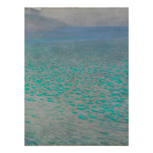 Attersee, Coastal Landscape Painting, Gustav Klimt Poster