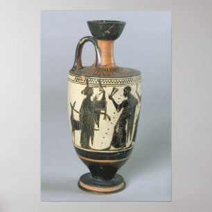 Attic black-figure lekythos poster