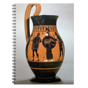 Attic black-figure olpe depicting Athena Confronti Notebook