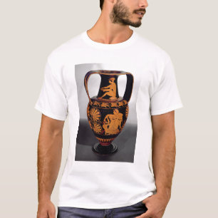 Attic red-figure amphora depicting a satyr struggl T-Shirt