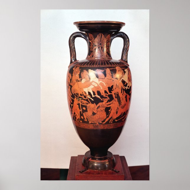 Attic red figure amphora poster (Front)