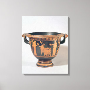 Attic red-figure bell krater, c.450-440 BC Canvas Print