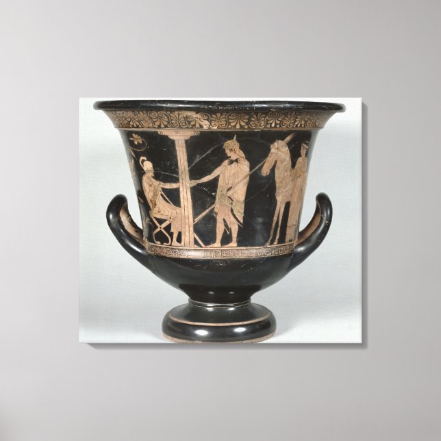 Attic red-figure kalyx krater canvas print (Front)