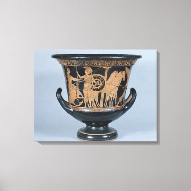 Attic red-figure kalyx krater canvas print (Front)