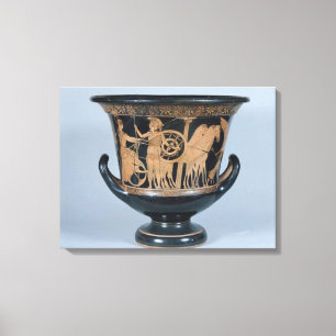 Attic red-figure kalyx krater canvas print
