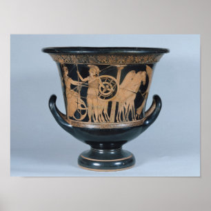 Attic red-figure kalyx krater poster