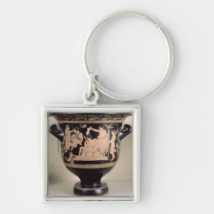 Attic red-figure krater depicting Orestes as suppl Key Ring