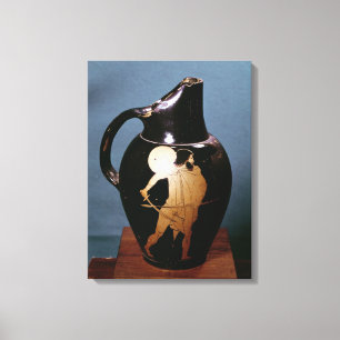 Attic red-figure oinochoe canvas print