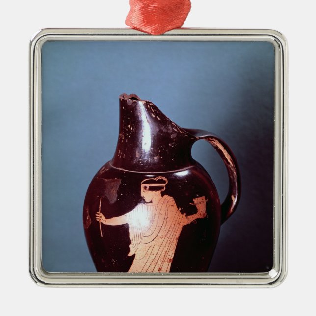 Attic red-figure oinochoe metal tree decoration (Front)