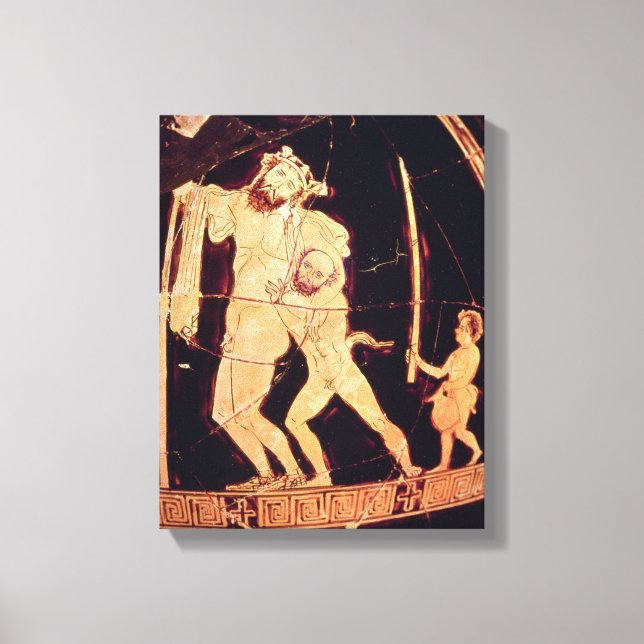 Attic red-figure vase canvas print (Front)