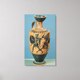 Attic Style Lekythos Canvas Print