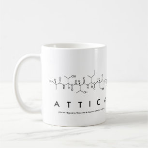 Attica peptide name mug