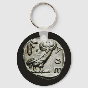 Attica Tetradrachm Owlthena Key Ring
