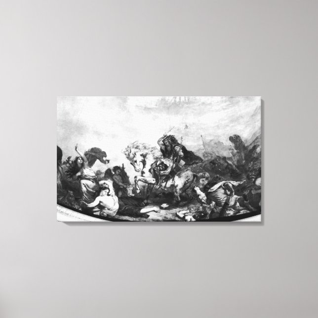 Attila the Hun  and his hordes Canvas Print (Front)