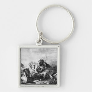Attila the Hun  and his hordes Key Ring