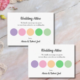 Attire Wedding Enclosure Card