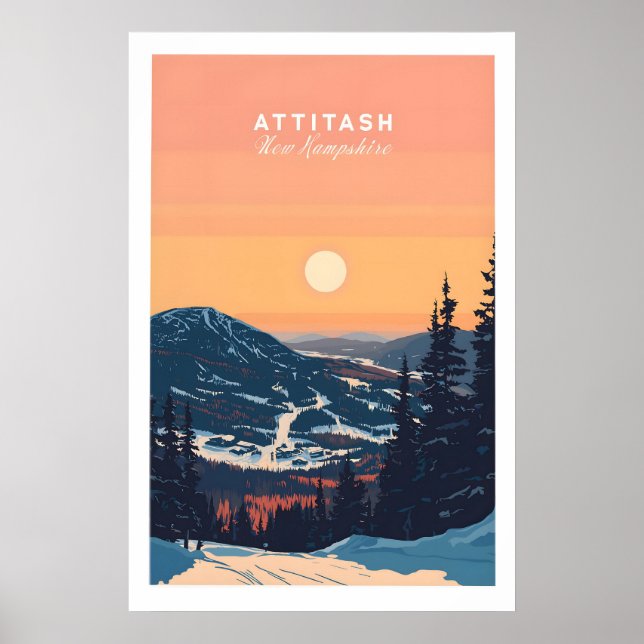 Attitash Print New Hampshire 1 (Front)