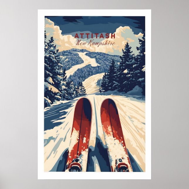 Attitash Ski Print 1 (Front)