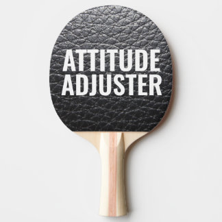 ATTITUDE ADJUSTER FAUX LEATHER PING PONG PADDLE