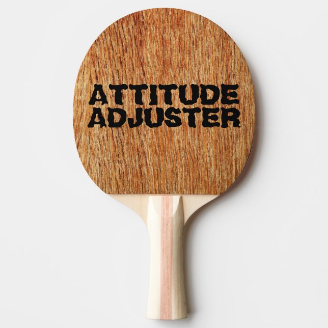 ATTITUDE ADJUSTER PING PONG PADDLE (Front)