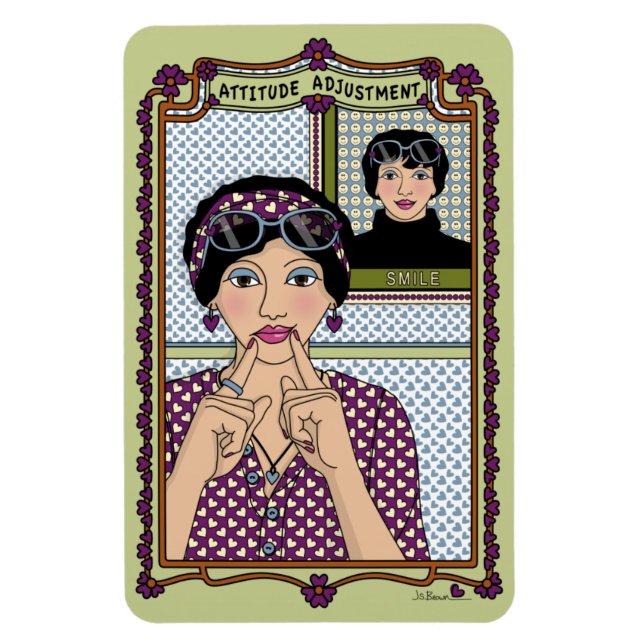 Attitude Adjustment_A_4x6 Refrigerator Magnet (Vertical)