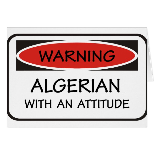 Attitude Algerian (Front Horizontal)